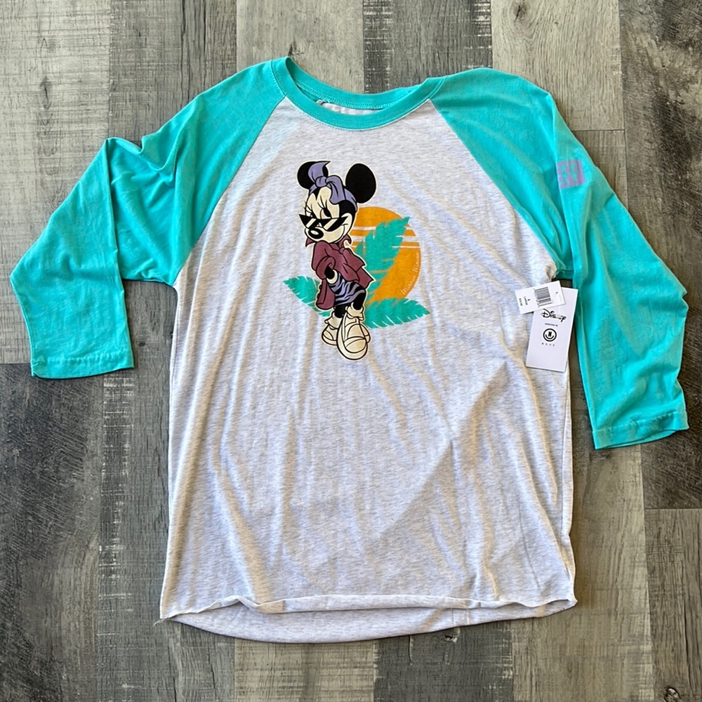 NEFF x DISNEY MINNIE BASEBALL TEE SIZE L (NWT)